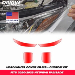 2020-2023 Hyundai PALISADE Precut Headlight PPF Clear Paint Protection Film Kit 2020-2023 Hyundai PALISADE Precut Headlight PPF Clear Paint Protection Film Kit