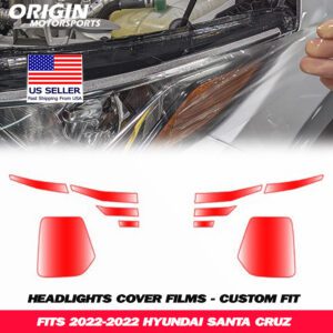 2022-2022 Hyundai SANTA CRUZ Precut Headlight PPF Clear Paint Protection Film Kit 2022-2022 Hyundai SANTA CRUZ Precut Headlight PPF Clear Paint Protection Film Kit