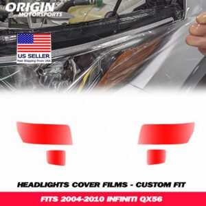 2004-2010 Infiniti QX56 Precut Headlight PPF Clear Paint Protection Film Kit 2004-2010 Infiniti QX56 Precut Headlight PPF Clear Paint Protection Film Kit