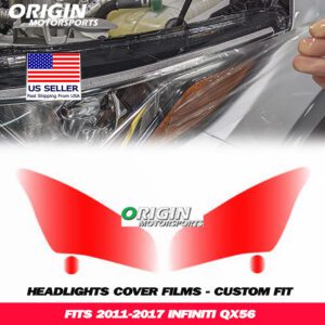 2011-2017 Infiniti QX56 Precut Headlight PPF Clear Paint Protection Film Kit 2011-2017 Infiniti QX56 Precut Headlight PPF Clear Paint Protection Film Kit