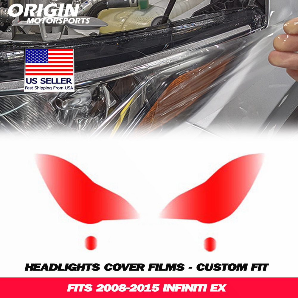 2008-2015 Infiniti EX Precut Headlight PPF Clear Paint Protection Film Kit 2008-2015 Infiniti EX Precut Headlight PPF Clear Paint Protection Film Kit