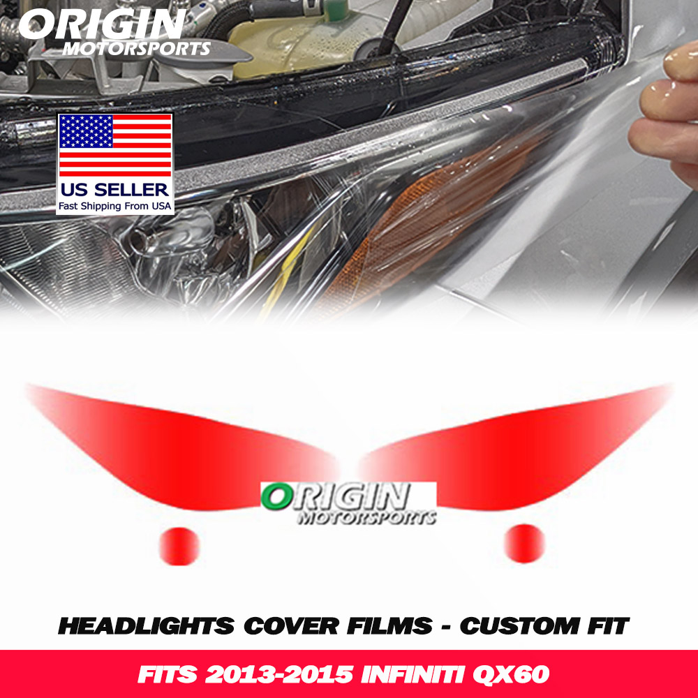 2013-2015 Infiniti QX60 Precut Headlight PPF Clear Paint Protection Film Kit 2013-2015 Infiniti QX60 Precut Headlight PPF Clear Paint Protection Film Kit