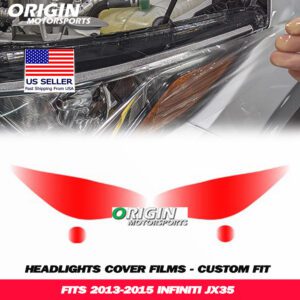 2013-2015 Infiniti JX35 Precut Headlight PPF Clear Paint Protection Film Kit 2013-2015 Infiniti JX35 Precut Headlight PPF Clear Paint Protection Film Kit