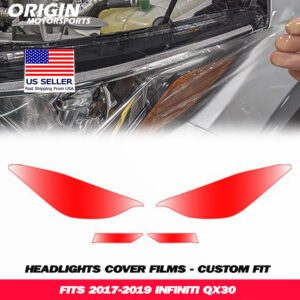 2017-2019 Infiniti QX30 Precut Headlight PPF Clear Paint Protection Film Kit 2017-2019 Infiniti QX30 Precut Headlight PPF Clear Paint Protection Film Kit