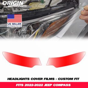 2022-2022 Jeep COMPASS Precut Headlight PPF Clear Paint Protection Film Kit 2022-2022 Jeep COMPASS Precut Headlight PPF Clear Paint Protection Film Kit