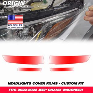 2022-2022 Jeep GRAND WAGONEER Precut Headlight PPF Clear Paint Protection Film Kit 2022-2022 Jeep GRAND WAGONEER Precut Headlight PPF Clear Paint Protection Film Kit