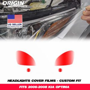 2006-2008 Kia OPTIMA Precut Headlight PPF Clear Paint Protection Film Kit 2006-2008 Kia OPTIMA Precut Headlight PPF Clear Paint Protection Film Kit