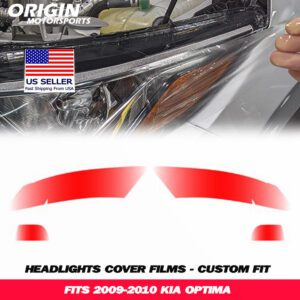 2009-2010 Kia OPTIMA Precut Headlight PPF Clear Paint Protection Film Kit 2009-2010 Kia OPTIMA Precut Headlight PPF Clear Paint Protection Film Kit