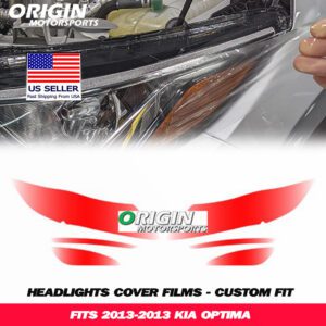 2013-2013 Kia OPTIMA Precut Headlight PPF Clear Paint Protection Film Kit 2013-2013 Kia OPTIMA Precut Headlight PPF Clear Paint Protection Film Kit
