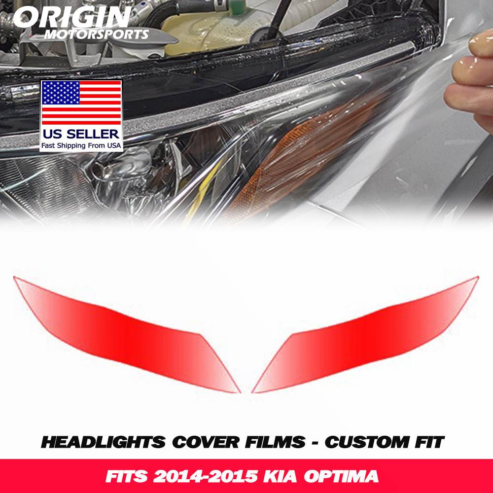 2014-2015 Kia OPTIMA Precut Headlight PPF Clear Paint Protection Film Kit 2014-2015 Kia OPTIMA Precut Headlight PPF Clear Paint Protection Film Kit