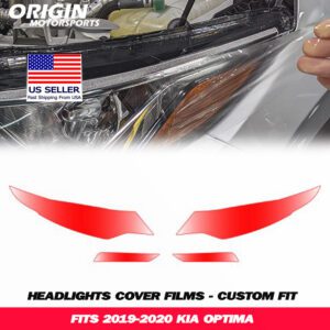 2019-2020 Kia OPTIMA Precut Headlight PPF Clear Paint Protection Film Kit