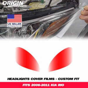 2006-2011 Kia RIO Precut Headlight PPF Clear Paint Protection Film Kit