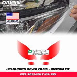 2012-2017 Kia RIO Precut Headlight PPF Clear Paint Protection Film Kit 2012-2017 Kia RIO Precut Headlight PPF Clear Paint Protection Film Kit