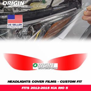 2012-2015 Kia RIO 5 Precut Headlight PPF Clear Paint Protection Film Kit 2012-2015 Kia RIO 5 Precut Headlight PPF Clear Paint Protection Film Kit