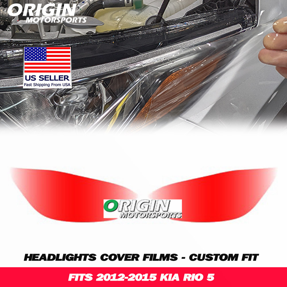 2012-2015 Kia RIO 5 Precut Headlight PPF Clear Paint Protection Film Kit 2012-2015 Kia RIO 5 Precut Headlight PPF Clear Paint Protection Film Kit