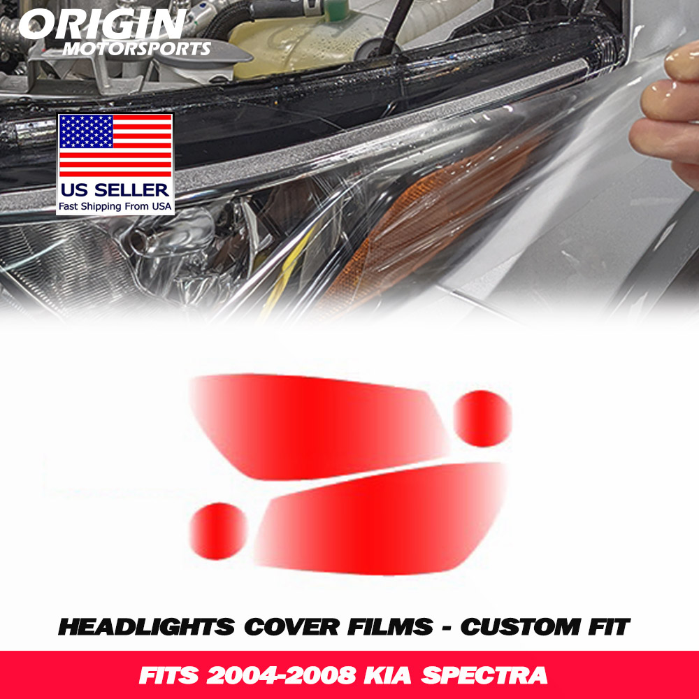 2004-2008 Kia SPECTRA Precut Headlight PPF Clear Paint Protection Film Kit