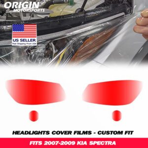 2007-2009 Kia SPECTRA Precut Headlight PPF Clear Paint Protection Film Kit 2007-2009 Kia SPECTRA Precut Headlight PPF Clear Paint Protection Film Kit