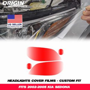 2002-2005 Kia SEDONA Precut Headlight PPF Clear Paint Protection Film Kit 2002-2005 Kia SEDONA Precut Headlight PPF Clear Paint Protection Film Kit