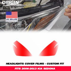 2006-2013 Kia SEDONA Precut Headlight PPF Clear Paint Protection Film Kit 2006-2013 Kia SEDONA Precut Headlight PPF Clear Paint Protection Film Kit