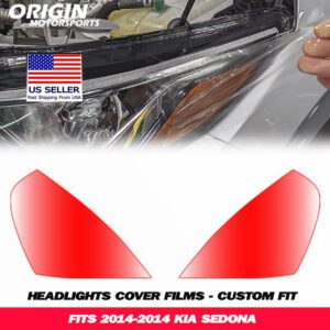 2014-2014 Kia SEDONA Precut Headlight PPF Clear Paint Protection Film Kit 2014-2014 Kia SEDONA Precut Headlight PPF Clear Paint Protection Film Kit
