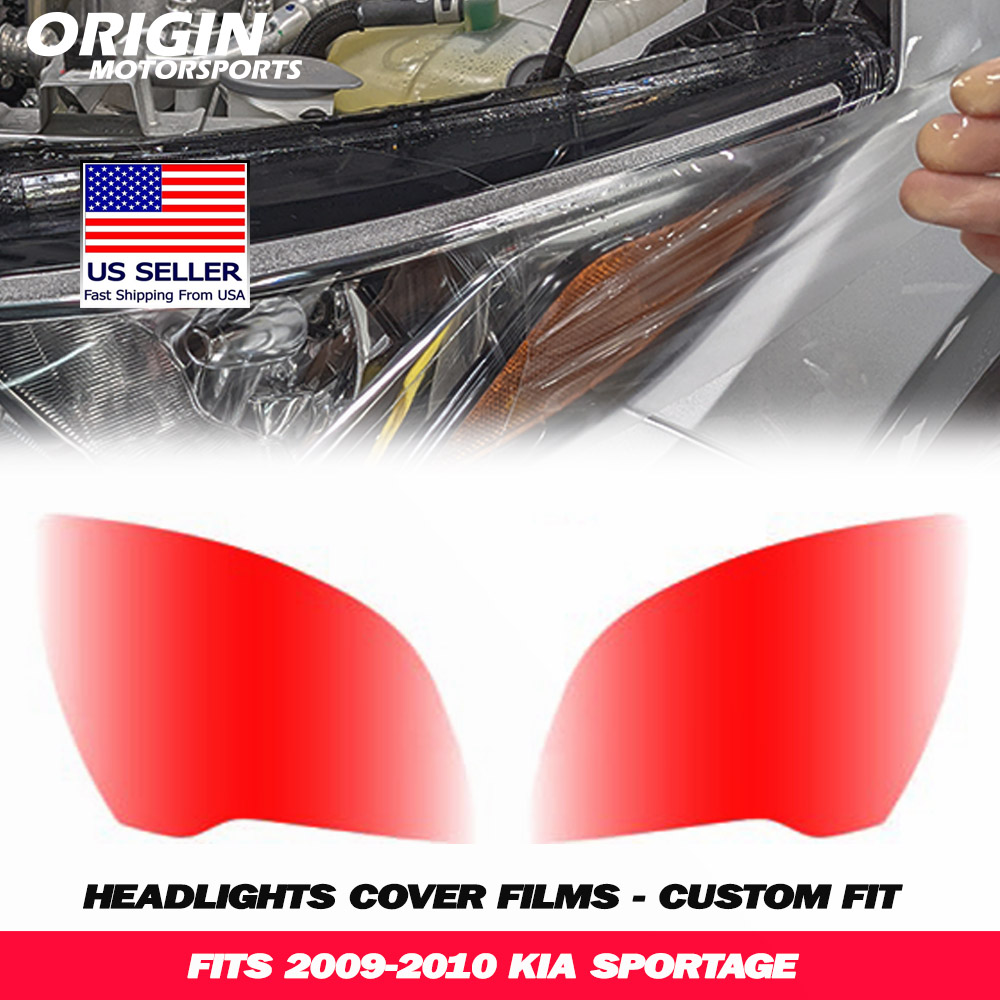 2009-2010 Kia SPORTAGE Precut Headlight PPF Clear Paint Protection Film Kit 2009-2010 Kia SPORTAGE Precut Headlight PPF Clear Paint Protection Film Kit