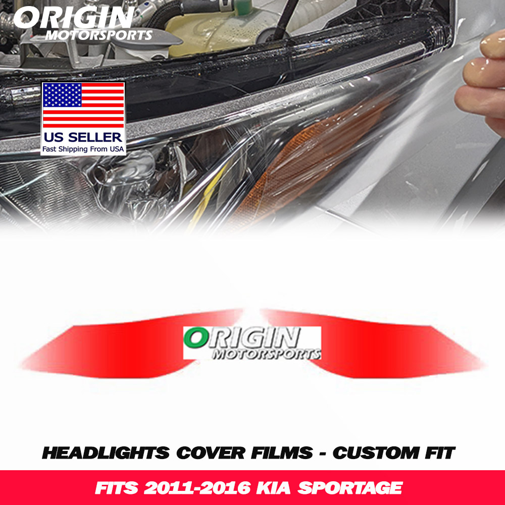 2011-2016 Kia SPORTAGE Precut Headlight PPF Clear Paint Protection Film Kit 2011-2016 Kia SPORTAGE Precut Headlight PPF Clear Paint Protection Film Kit