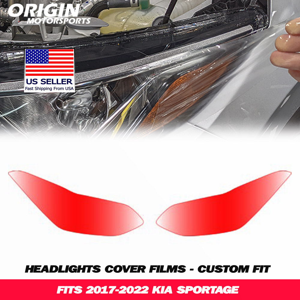 2017-2022 Kia SPORTAGE Precut Headlight PPF Clear Paint Protection Film Kit 2017-2022 Kia SPORTAGE Precut Headlight PPF Clear Paint Protection Film Kit