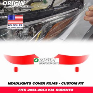 2011-2013 Kia SORENTO Precut Headlight PPF Clear Paint Protection Film Kit