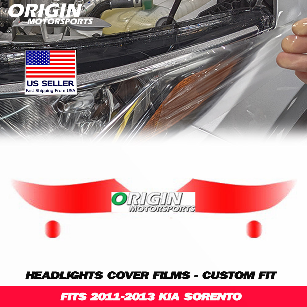 2011-2013 Kia SORENTO Precut Headlight PPF Clear Paint Protection Film Kit 2011-2013 Kia SORENTO Precut Headlight PPF Clear Paint Protection Film Kit