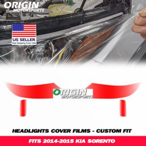 2014-2015 Kia SORENTO Precut Headlight PPF Clear Paint Protection Film Kit