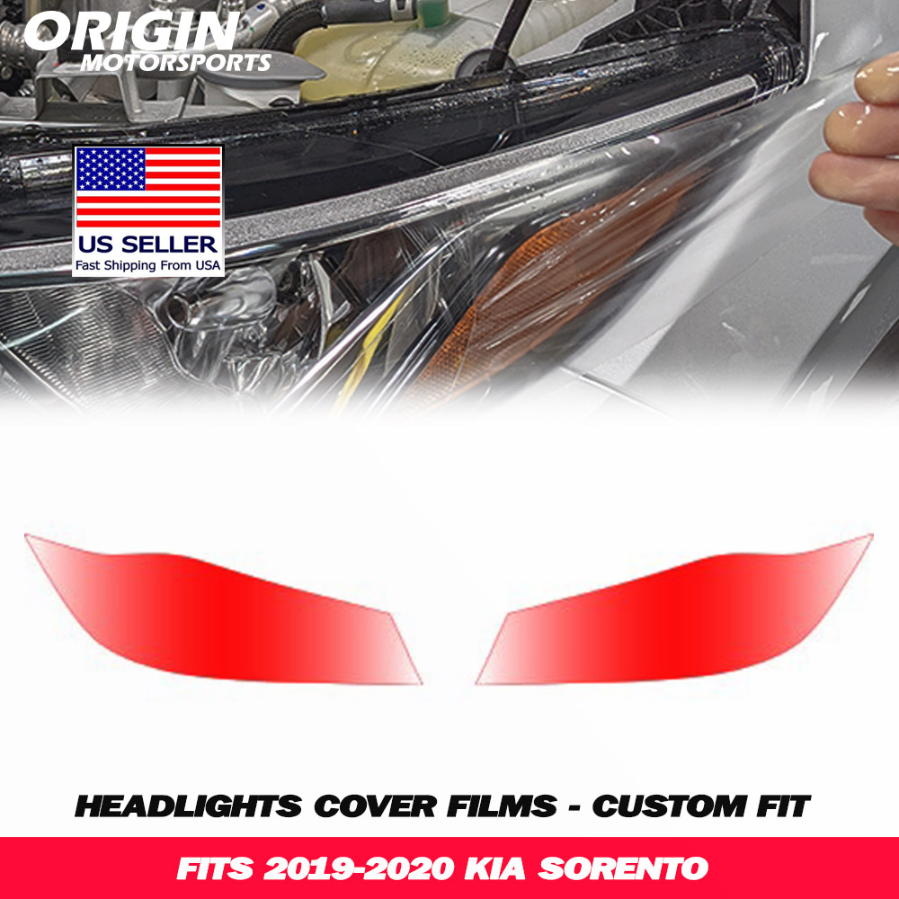 2019-2020 Kia SORENTO Precut Headlight PPF Clear Paint Protection Film Kit 2019-2020 Kia SORENTO Precut Headlight PPF Clear Paint Protection Film Kit
