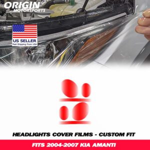 2004-2007 Kia AMANTI Precut Headlight PPF Clear Paint Protection Film Kit 2004-2007 Kia AMANTI Precut Headlight PPF Clear Paint Protection Film Kit