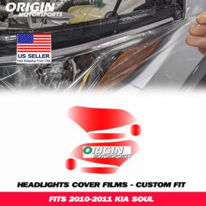 2010-2011 Kia SOUL Precut Headlight PPF Clear Paint Protection Film Kit 2010-2011 Kia SOUL Precut Headlight PPF Clear Paint Protection Film Kit