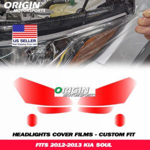 2012-2013 Kia SOUL Precut Headlight PPF Clear Paint Protection Film Kit 2012-2013 Kia SOUL Precut Headlight PPF Clear Paint Protection Film Kit