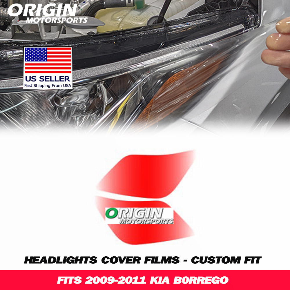 2009-2011 Kia B0RREGO Precut Headlight PPF Clear Paint Protection Film Kit 2009-2011 Kia B0RREGO Precut Headlight PPF Clear Paint Protection Film Kit