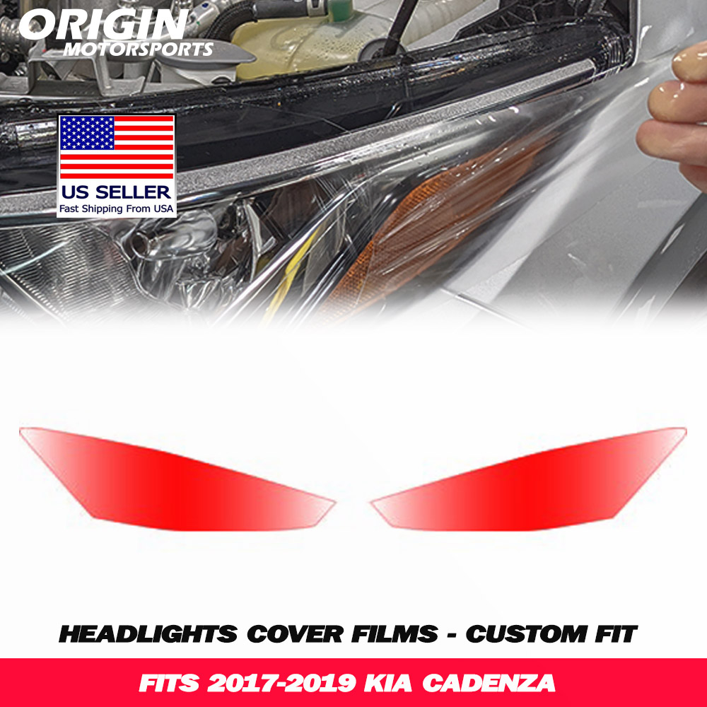 2017-2019 Kia CADENZA Precut Headlight PPF Clear Paint Protection Film Kit 2017-2019 Kia CADENZA Precut Headlight PPF Clear Paint Protection Film Kit