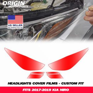 2017-2019 Kia NIRO Precut Headlight PPF Clear Paint Protection Film Kit 2017-2019 Kia NIRO Precut Headlight PPF Clear Paint Protection Film Kit