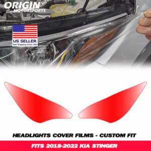 2018-2022 Kia STINGER Precut Headlight PPF Clear Paint Protection Film Kit 2018-2022 Kia STINGER Precut Headlight PPF Clear Paint Protection Film Kit