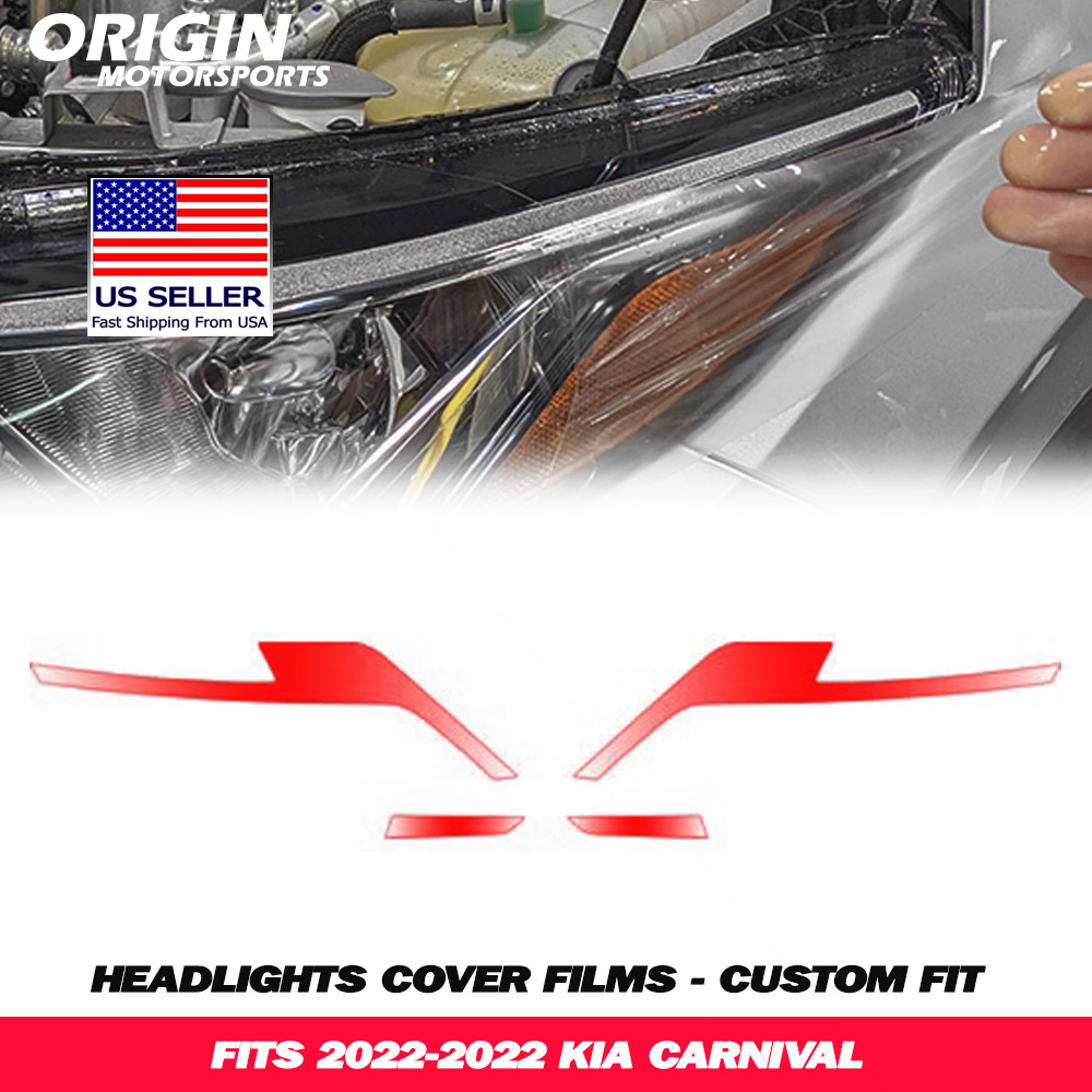 2022-2022 Kia CARNIVAL Precut Headlight PPF Clear Paint Protection Film Kit 2022-2022 Kia CARNIVAL Precut Headlight PPF Clear Paint Protection Film Kit