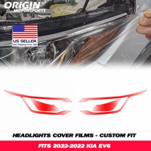 2022-2022 Kia EV6 Precut Headlight PPF Clear Paint Protection Film Kit 2022-2022 Kia EV6 Precut Headlight PPF Clear Paint Protection Film Kit