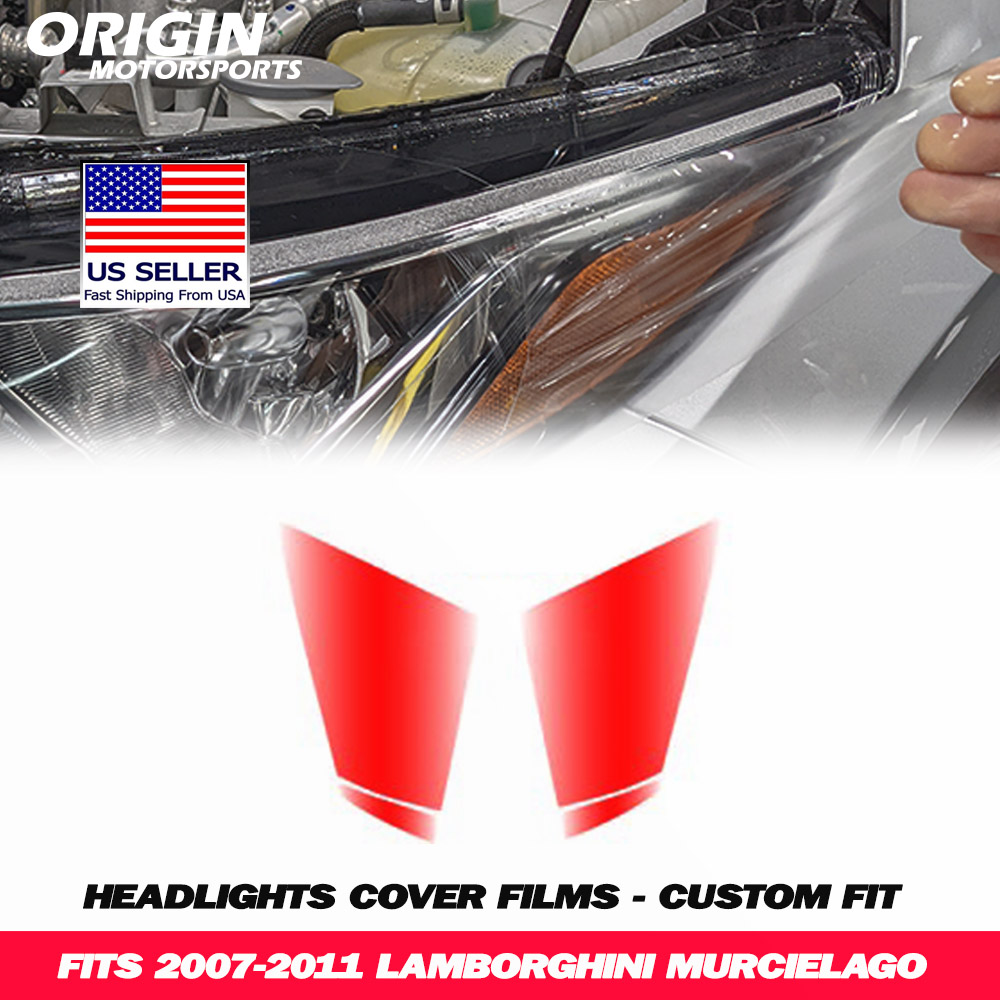 2007-2011 Lamborghini MURCIELAGO Precut Headlight PPF Clear Paint Protection Film Kit 2007-2011 Lamborghini MURCIELAGO Precut Headlight PPF Clear Paint Protection Film Kit