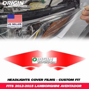 2012-2015 Lamborghini AVENTADOR Precut Headlight PPF Clear Paint Protection Film Kit 2012-2015 Lamborghini AVENTADOR Precut Headlight PPF Clear Paint Protection Film Kit