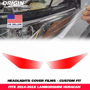 2014-2016 Lamborghini HURACAN Precut Headlight PPF Clear Paint Protection Film Kit 2014-2016 Lamborghini HURACAN Precut Headlight PPF Clear Paint Protection Film Kit