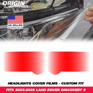 2003-2005 Land Rover DISCOVERY II Precut Headlight PPF Clear Paint Protection Film Kit 2003-2005 Land Rover DISCOVERY II Precut Headlight PPF Clear Paint Protection Film Kit