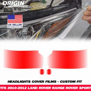 2010-2012 Land Rover RANGE ROVER SPORT Precut Headlight PPF Clear Paint Protection Film Kit 2010-2012 Land Rover RANGE ROVER SPORT Precut Headlight PPF Clear Paint Protection Film Kit