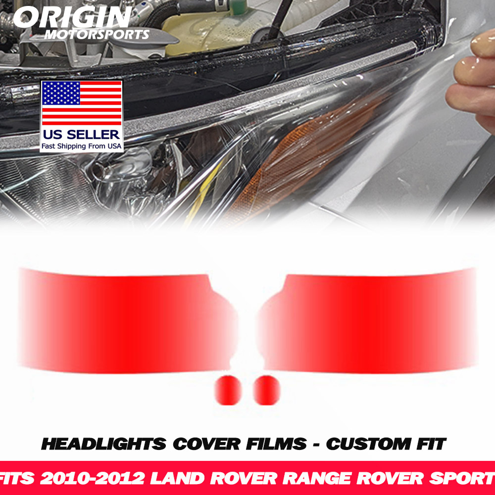 2010-2012 Land Rover RANGE ROVER SPORT Precut Headlight PPF Clear Paint Protection Film Kit 2010-2012 Land Rover RANGE ROVER SPORT Precut Headlight PPF Clear Paint Protection Film Kit
