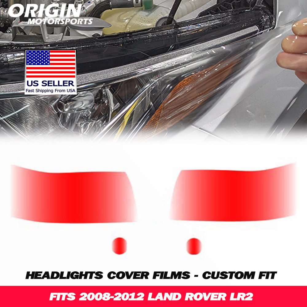 2008-2012 Land Rover LR2 Precut Headlight PPF Clear Paint Protection Film Kit 2008-2012 Land Rover LR2 Precut Headlight PPF Clear Paint Protection Film Kit