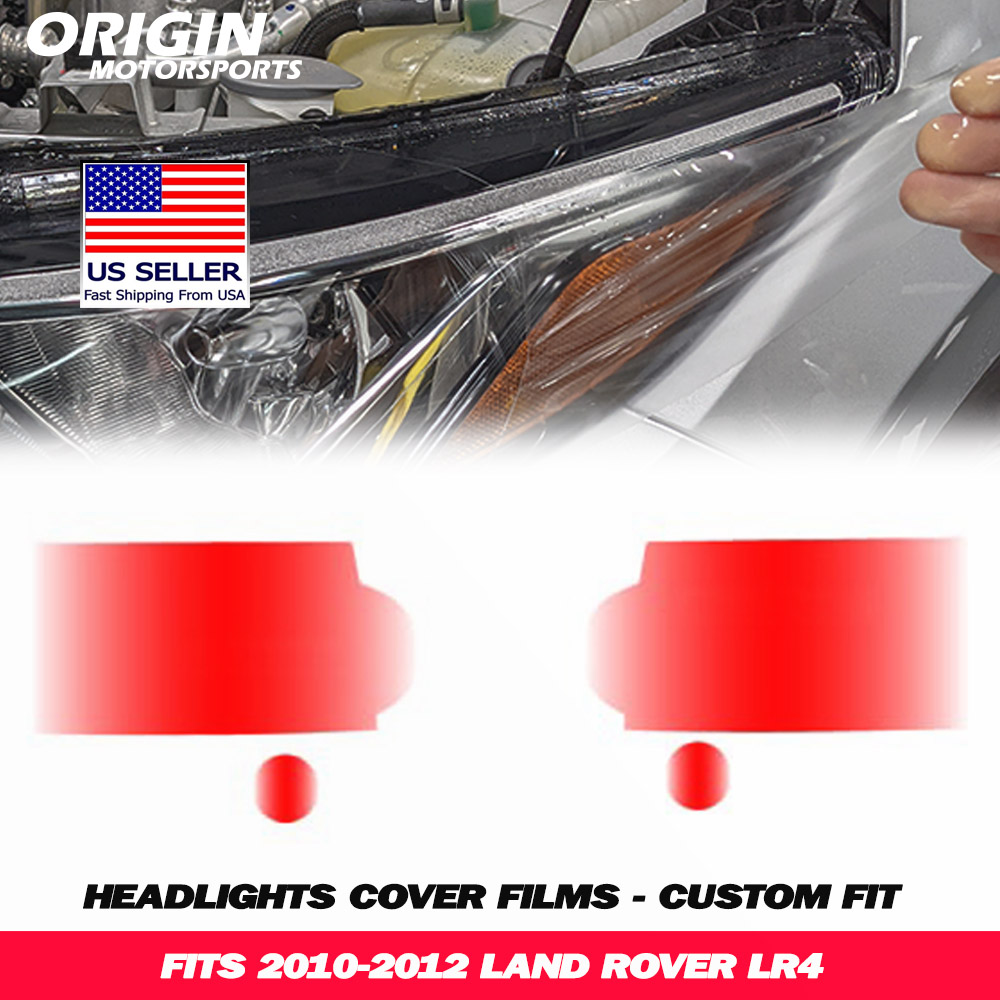 2010-2012 Land Rover LR4 Precut Headlight PPF Clear Paint Protection Film Kit 2010-2012 Land Rover LR4 Precut Headlight PPF Clear Paint Protection Film Kit