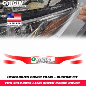 2012-2015 Land Rover RANGE ROVER Precut Headlight PPF Clear Paint Protection Film Kit 2012-2015 Land Rover RANGE ROVER Precut Headlight PPF Clear Paint Protection Film Kit