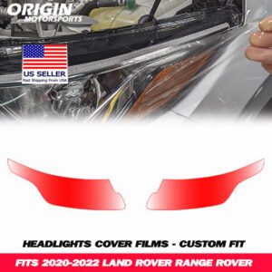2020-2022 Land Rover RANGE ROVER Precut Headlight PPF Clear Paint Protection Film Kit
